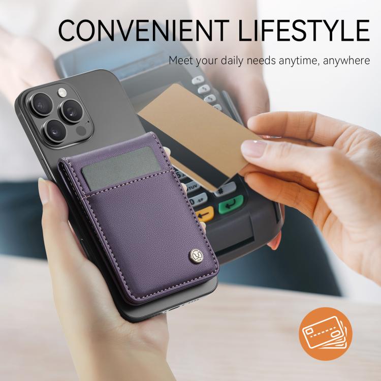 JEEHOOD J06 British Style RFID Magnetic Card Bag