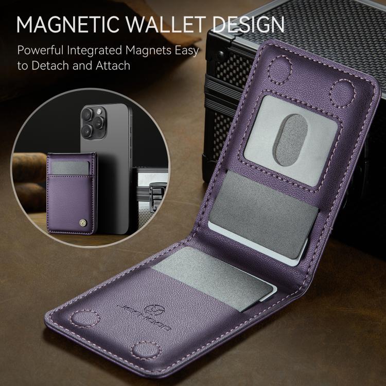 JEEHOOD J06 British Style RFID Magnetic Card Bag