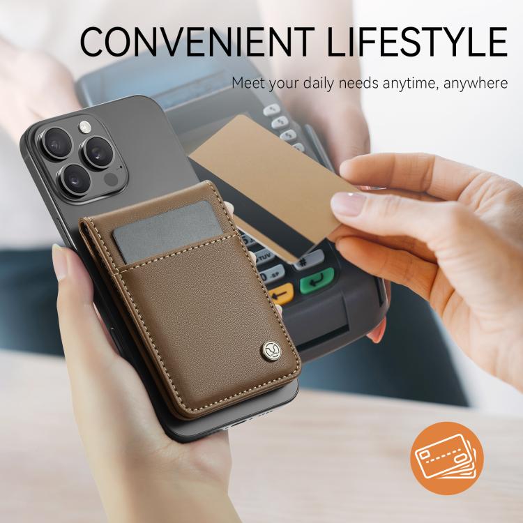 JEEHOOD J06 British Style RFID Magnetic Card Bag