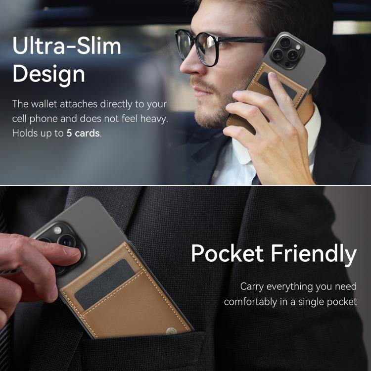 JEEHOOD J06 British Style RFID Magnetic Card Bag