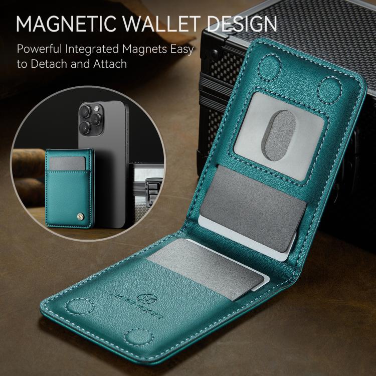 JEEHOOD J06 British Style RFID Magnetic Card Bag