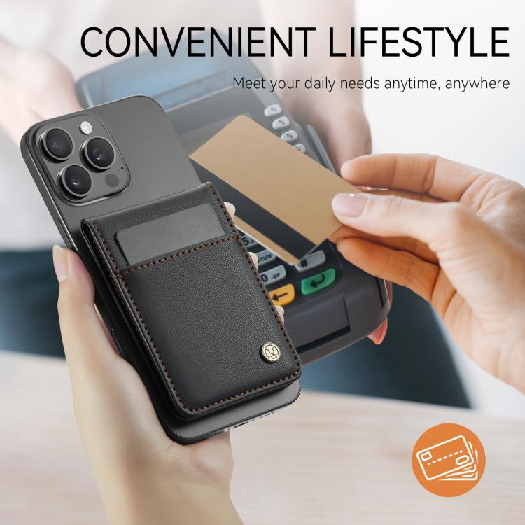 JEEHOOD J06 British Style RFID Magnetic Card Bag