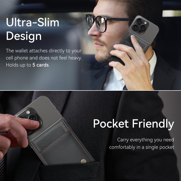 JEEHOOD J06 British Style RFID Magnetic Card Bag