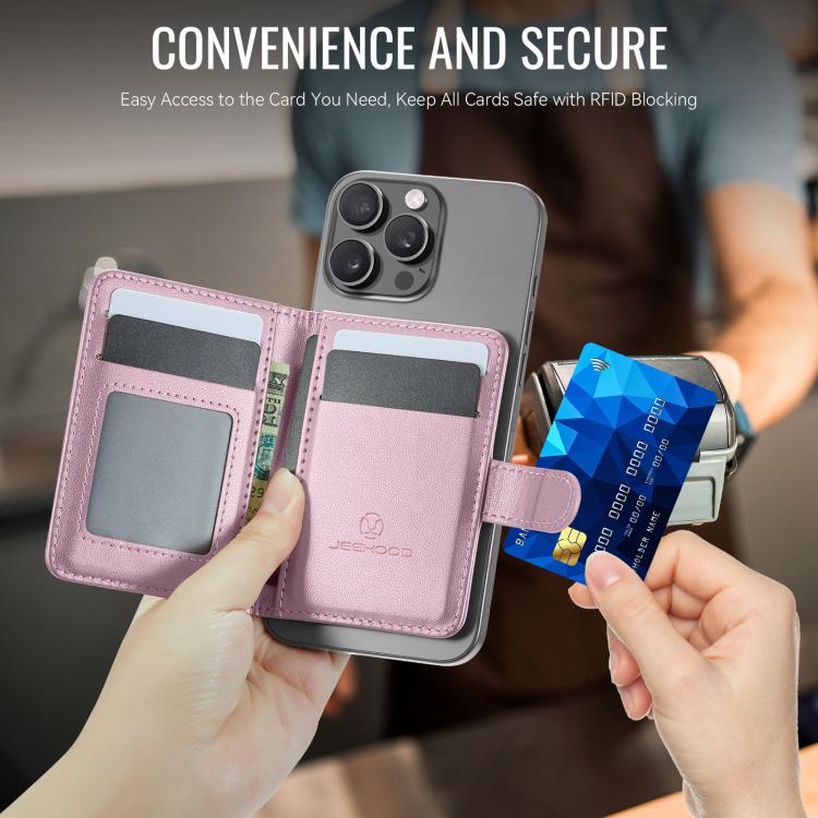 JEEHOOD J09 RFID Magnetic Buckle Card Bag