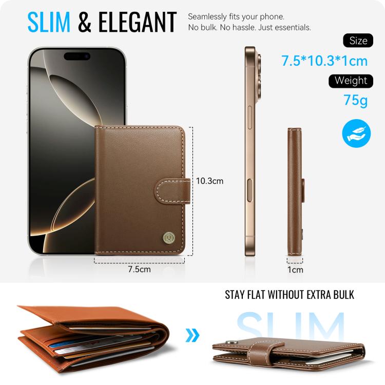 JEEHOOD J09 RFID Magnetic Buckle Card Bag