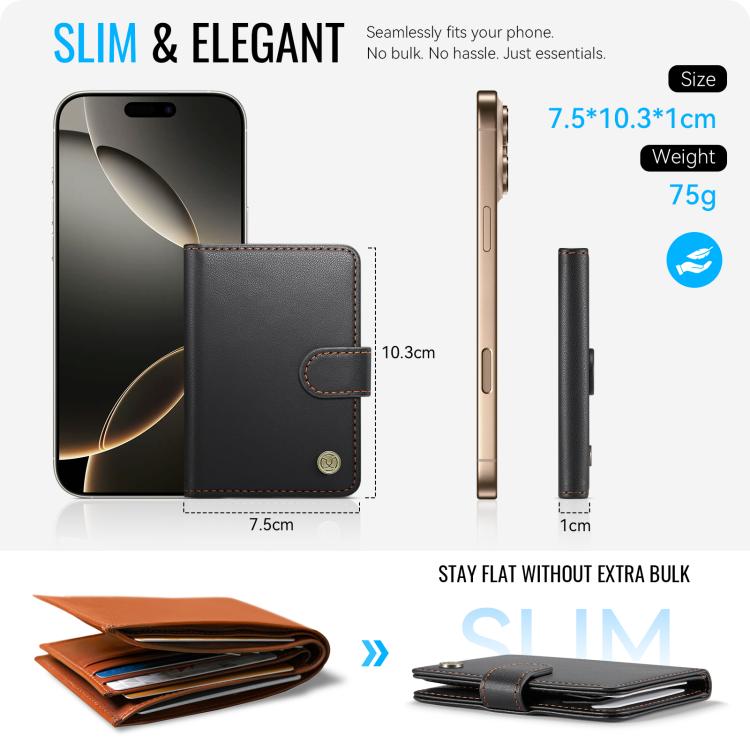 JEEHOOD J09 RFID Magnetic Buckle Card Bag