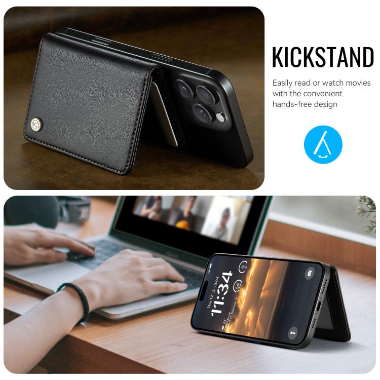 JEEHOOD J09 RFID Magnetic Buckle Card Bag