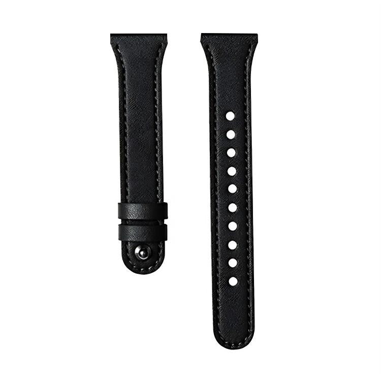 22mm xDfind Double Ring Single Rivet Genuine Leather Watch Band