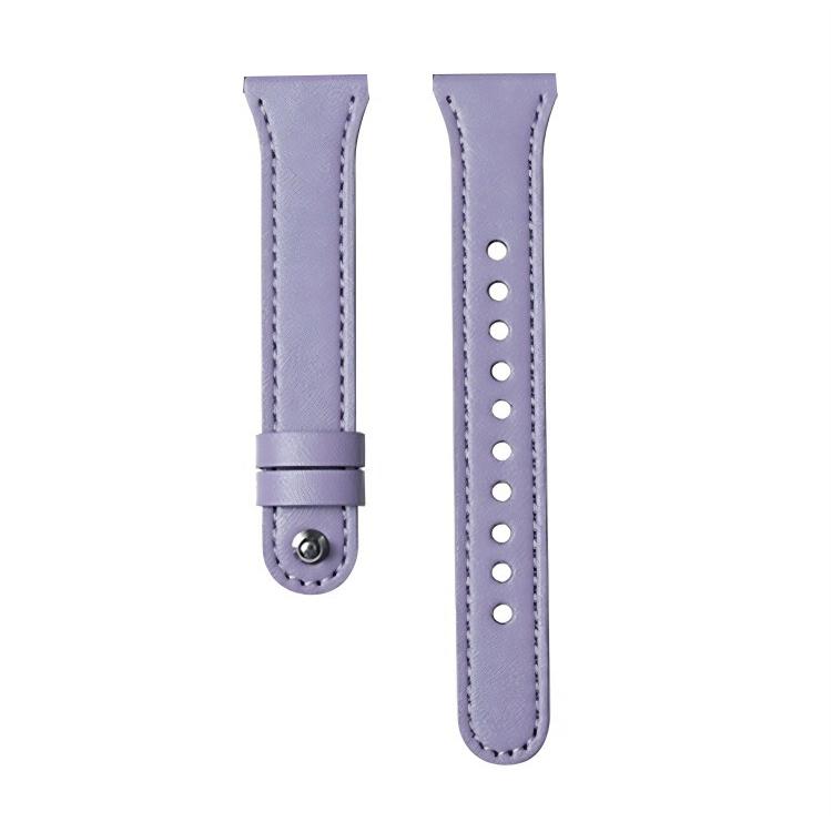 22mm xDfind Double Ring Single Rivet Genuine Leather Watch Band