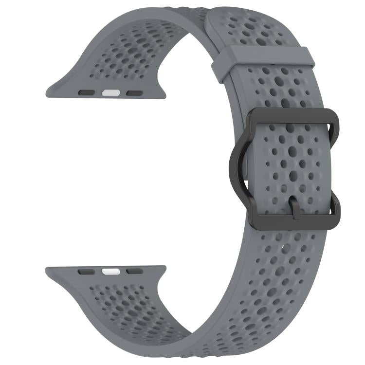 For Apple Watch 42 / 44 / 45 / 46 / 49mm xDfind Breathable Silicone Watch Band