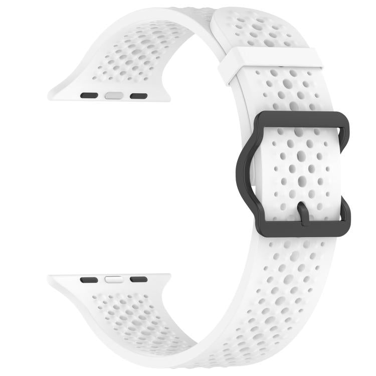 For Apple Watch 38 / 40 / 41 / S10 42mm xDfind Breathable Silicone Watch Band