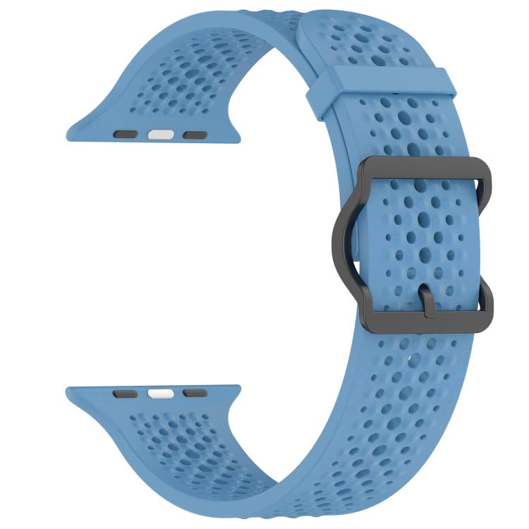 For Apple Watch 38 / 40 / 41 / S10 42mm xDfind Breathable Silicone Watch Band