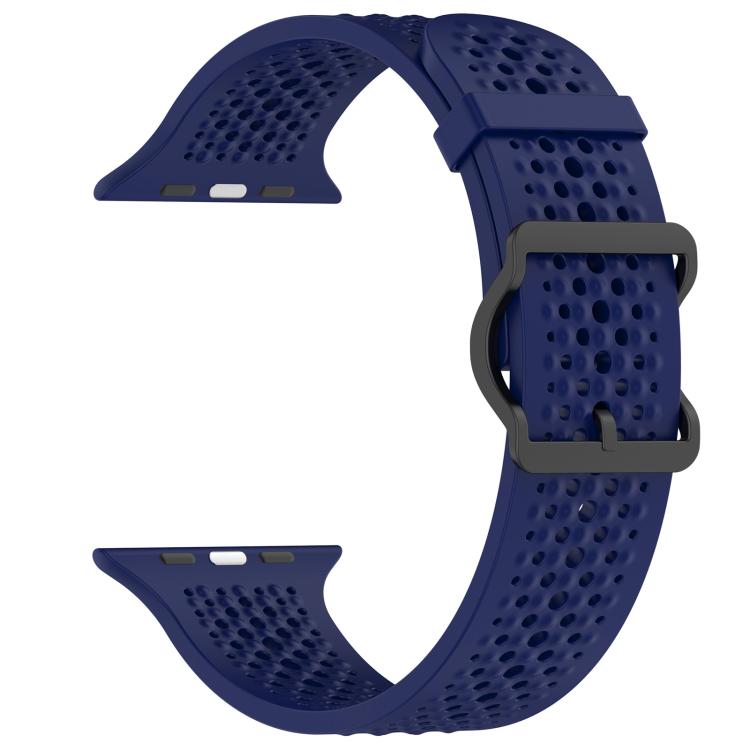 For Apple Watch 38 / 40 / 41 / S10 42mm xDfind Breathable Silicone Watch Band