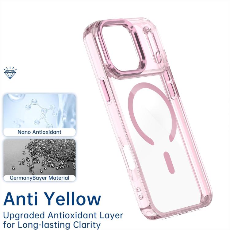 For iPhone 17 Pro Max MagSafe Magnetic Clear Phone Case