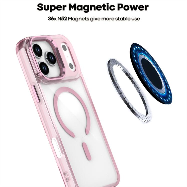 For iPhone 17 Pro Max MagSafe Magnetic Clear Phone Case