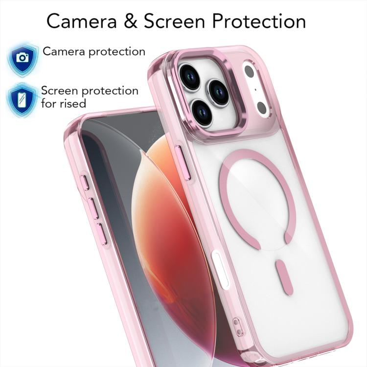 For iPhone 17 Pro Max MagSafe Magnetic Clear Phone Case