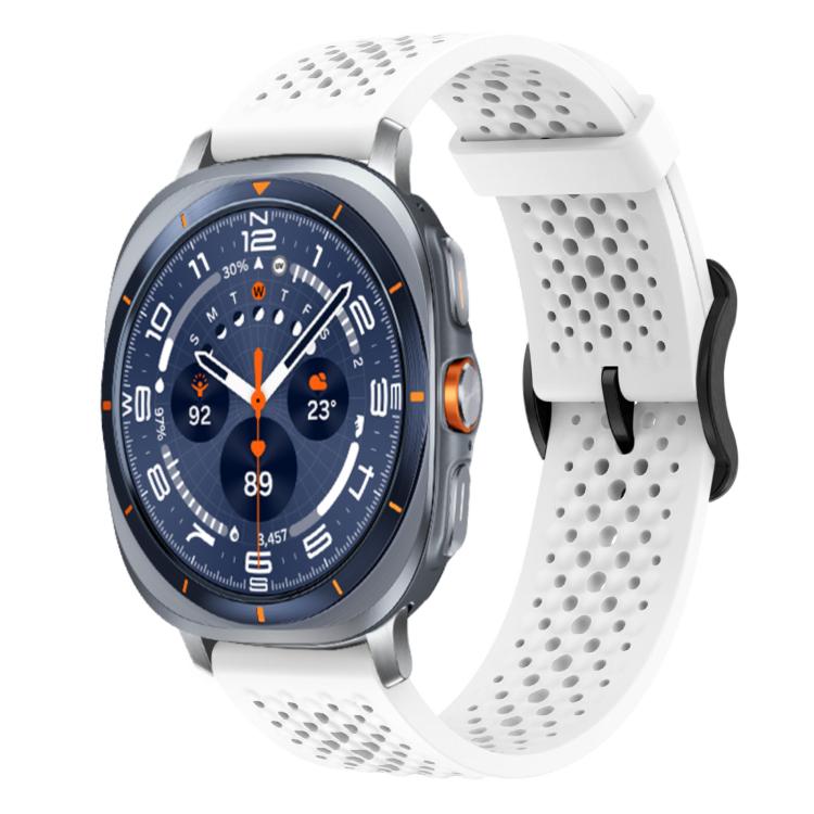 For Samsung Galaxy Watch Ultra / Ultra 2025 xDfind Breathable Silicone Watch Band