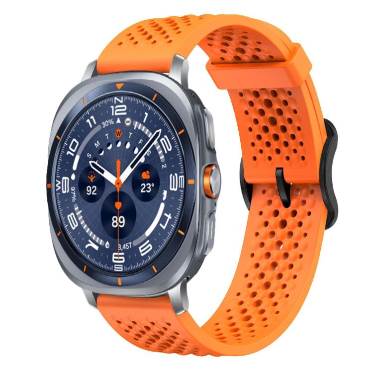For Samsung Galaxy Watch Ultra / Ultra 2025 xDfind Breathable Silicone Watch Band