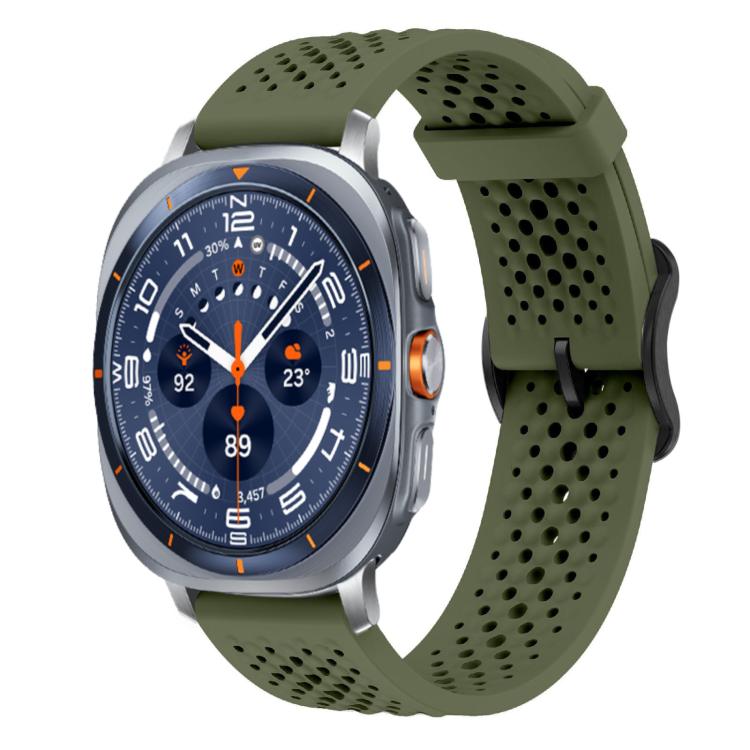 For Samsung Galaxy Watch Ultra / Ultra 2025 xDfind Breathable Silicone Watch Band
