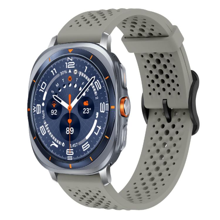 For Samsung Galaxy Watch Ultra / Ultra 2025 xDfind Breathable Silicone Watch Band