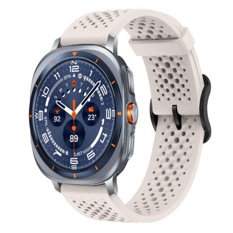 For Samsung Galaxy Watch Ultra / Ultra 2025 xDfind Breathable Silicone Watch Band