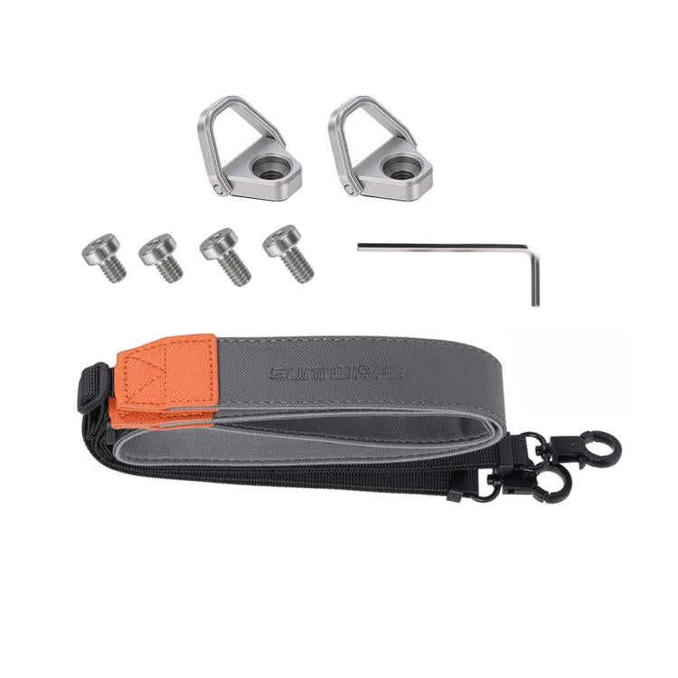 For DJI RC 2 / 1 / Pro 2 / 1 Sunnylife GS014 Multi-Purpose Lanyard with CNC Aluminum Buckle - Grey