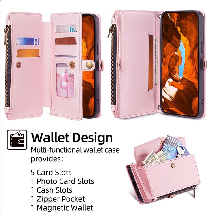 For Infinix Note 50 Pro+ 5G Zipper Wallet Side Buckle Crossbody Lanyard Leather Phone Case