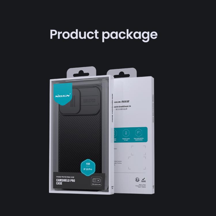 For iPhone 16 Pro NILLKIN CamShield Pro PC Phone Case