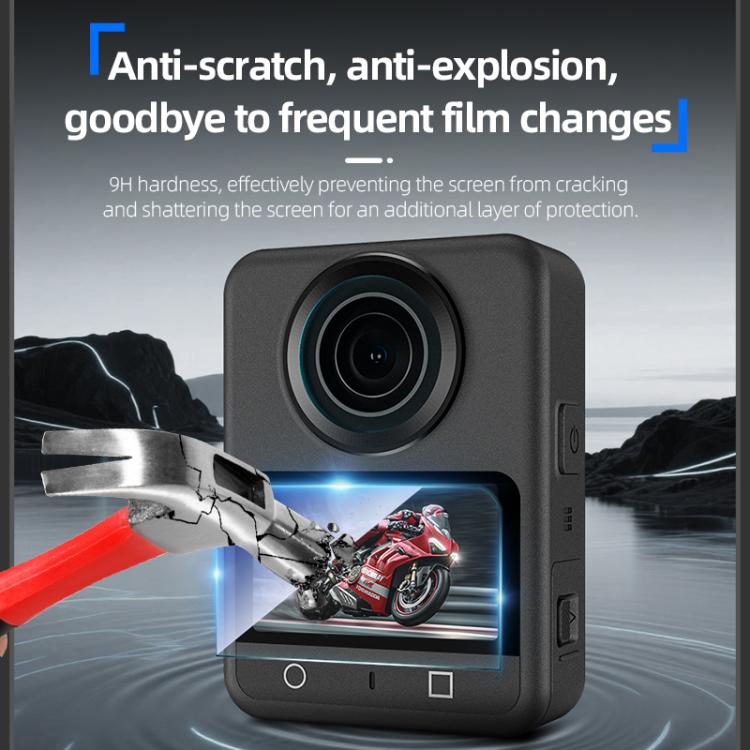 For DJI Osmo 360 STARTRC 2pcs HD Screen Tempered Glass Films - Transparent
