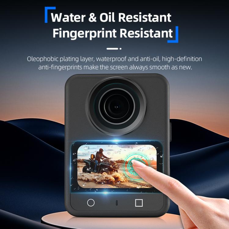 For DJI Osmo 360 STARTRC 2pcs HD Screen Tempered Glass Films - Transparent