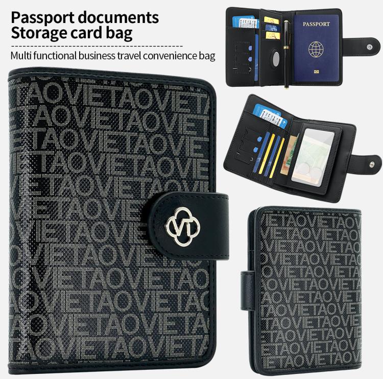 VIETAO VT-ZP-240 Multifunctional Leather Passport Card Holder
