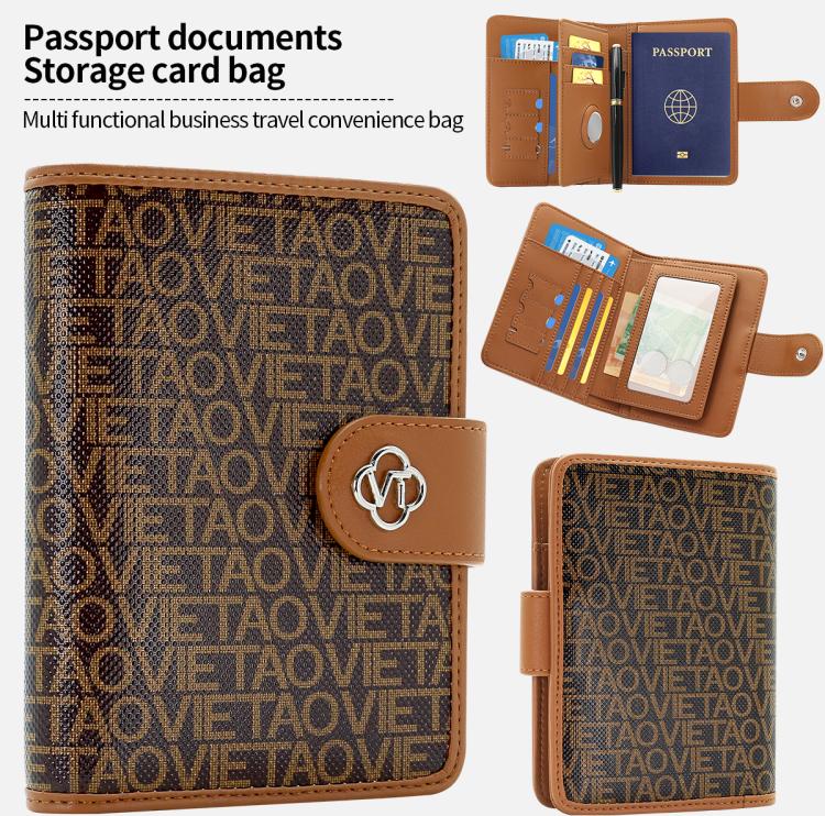 VIETAO VT-ZP-240 Multifunctional Leather Passport Card Holder