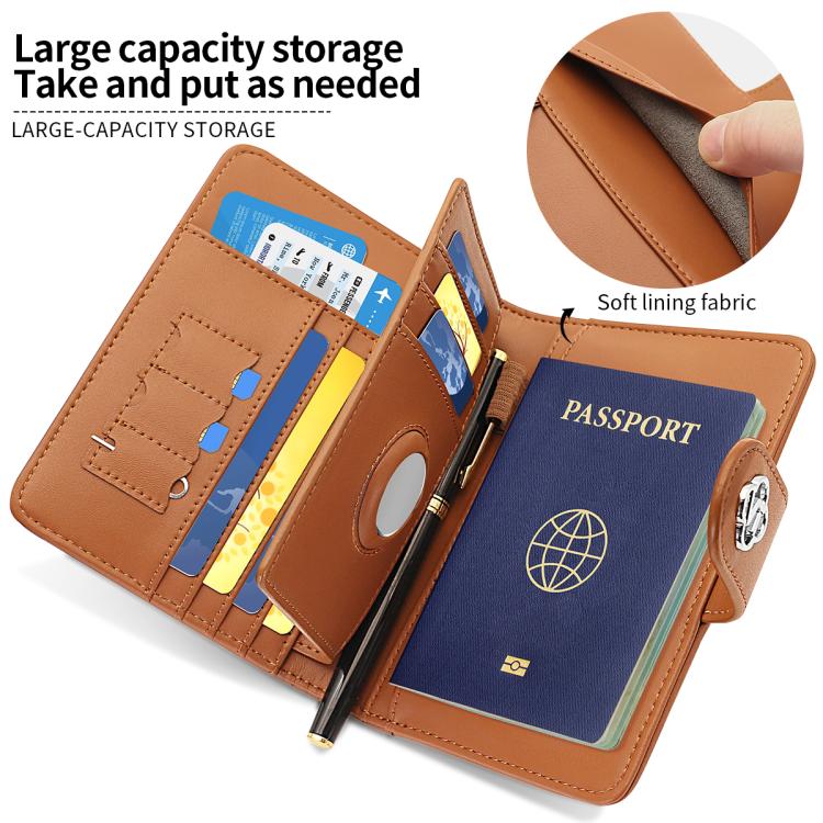 VIETAO VT-ZP-240 Multifunctional Leather Passport Card Holder