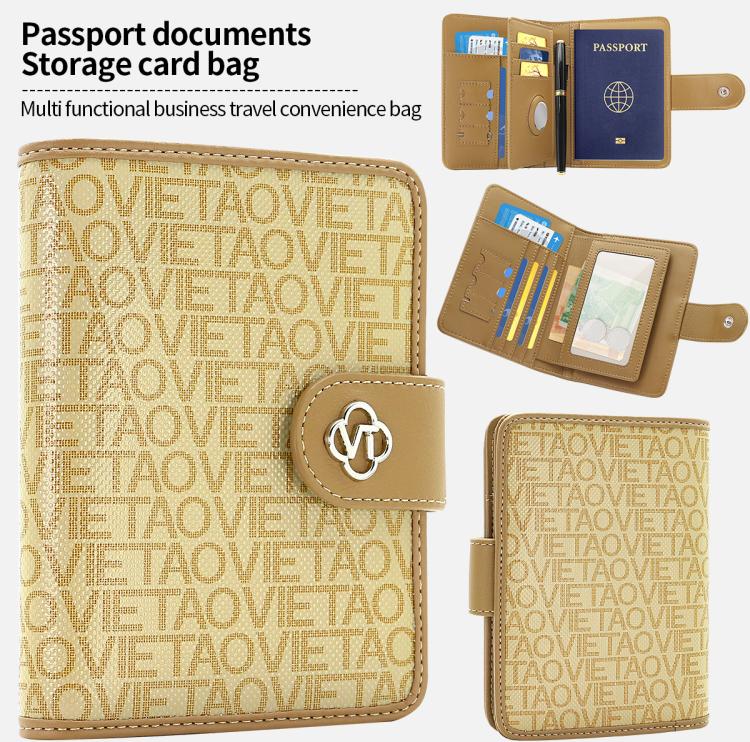 VIETAO VT-ZP-240 Multifunctional Leather Passport Card Holder