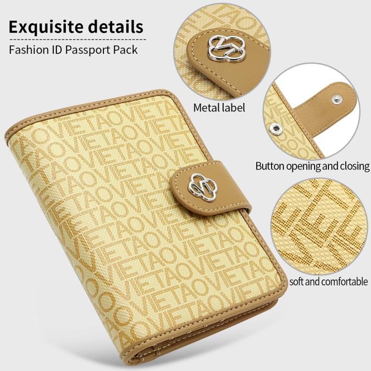 VIETAO VT-ZP-240 Multifunctional Leather Passport Card Holder