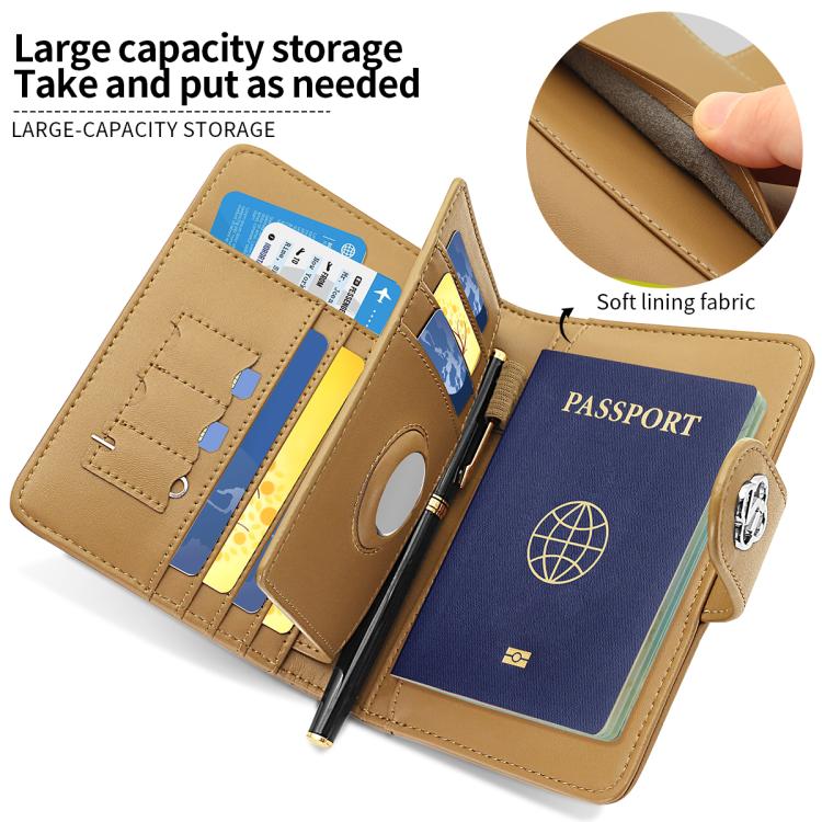 VIETAO VT-ZP-240 Multifunctional Leather Passport Card Holder