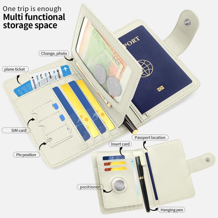 VIETAO VT-ZP-240 Multifunctional Leather Passport Card Holder
