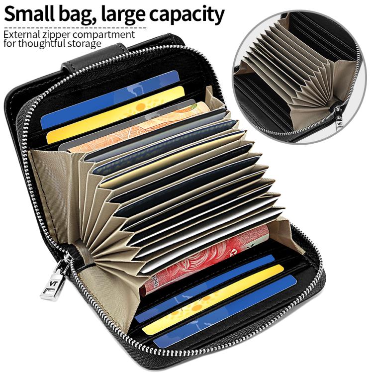VIETAO VT-ZP-241 Multifunctional Leather Card Holder Wallet