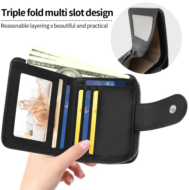 VIETAO VT-ZP-241 Multifunctional Leather Card Holder Wallet