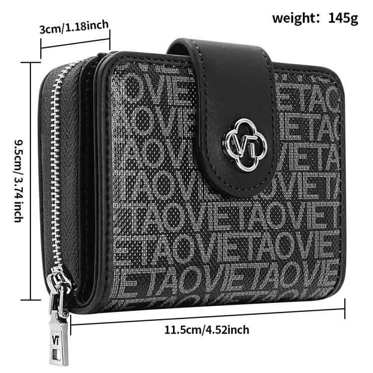 VIETAO VT-ZP-241 Multifunctional Leather Card Holder Wallet