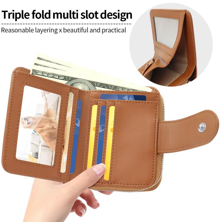 VIETAO VT-ZP-241 Multifunctional Leather Card Holder Wallet