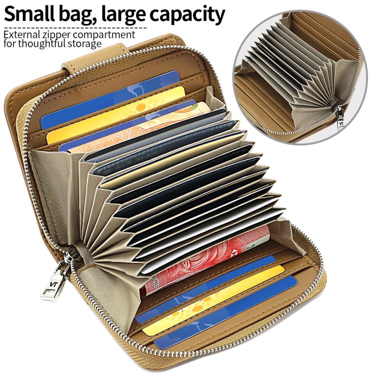 VIETAO VT-ZP-241 Multifunctional Leather Card Holder Wallet