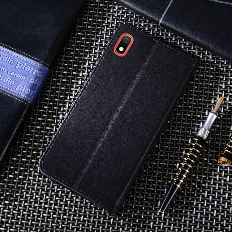 For Samsung Galaxy A10 Non-Magnetic Retro Texture Horizontal Flip Leather Case with Holder & Card Slots & Wallet