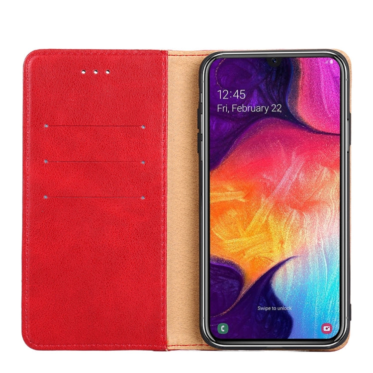 For Samsung Galaxy A10 Non-Magnetic Retro Texture Horizontal Flip Leather Case with Holder & Card Slots & Wallet