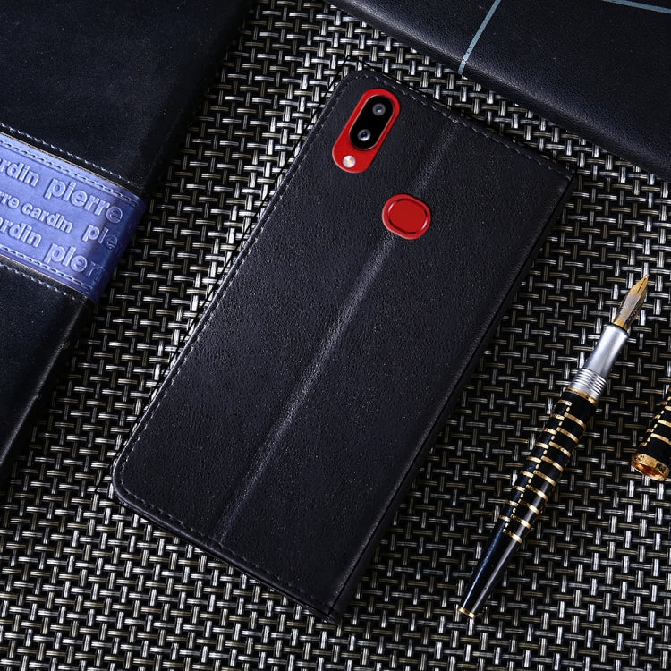 For Samsung Galaxy A10s Non-Magnetic Retro Texture Horizontal Flip Leather Case with Holder & Card Slots & Wallet
