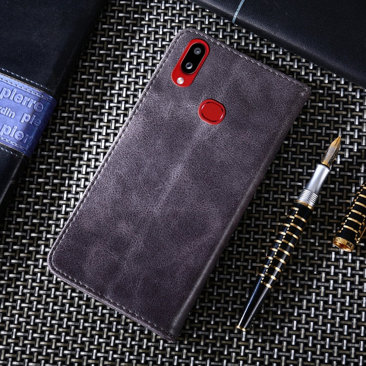 For Samsung Galaxy A10s Non-Magnetic Retro Texture Horizontal Flip Leather Case with Holder & Card Slots & Wallet