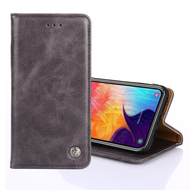 For Samsung Galaxy M30s Non-Magnetic Retro Texture Horizontal Flip Leather Case with Holder & Card Slots & Wallet