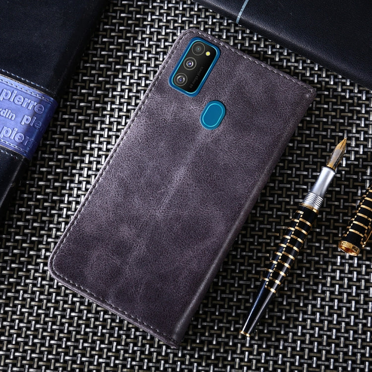 For Samsung Galaxy M30s Non-Magnetic Retro Texture Horizontal Flip Leather Case with Holder & Card Slots & Wallet
