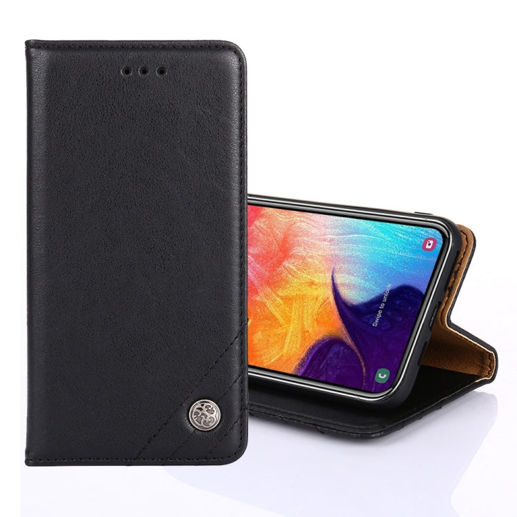 For Samsung Galaxy M31 Non-Magnetic Retro Texture Horizontal Flip Leather Case with Holder & Card Slots & Wallet