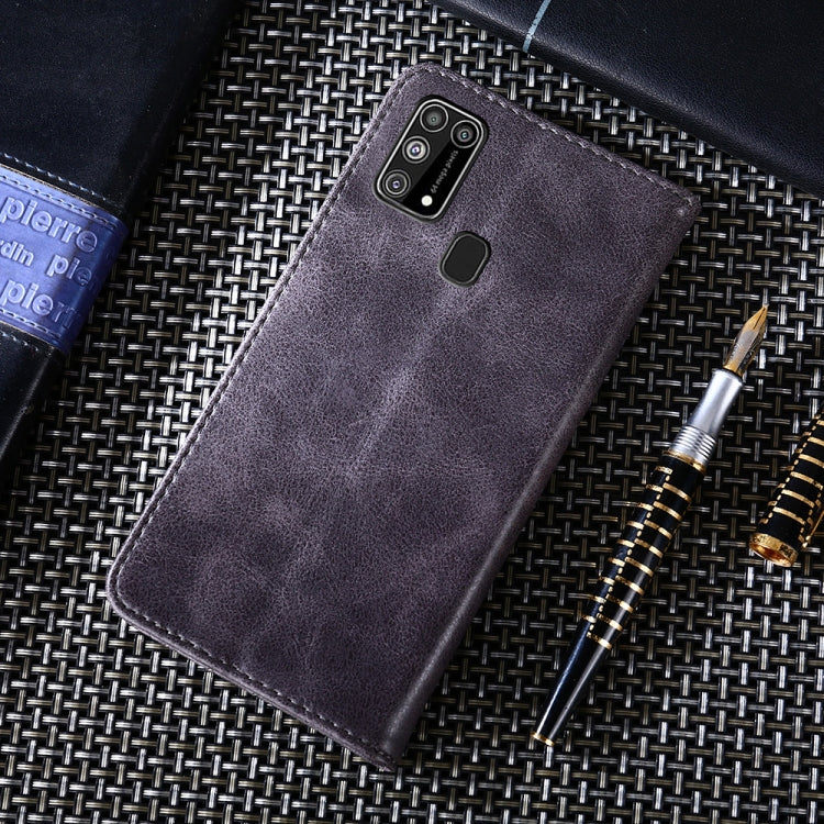 For Samsung Galaxy M31 Non-Magnetic Retro Texture Horizontal Flip Leather Case with Holder & Card Slots & Wallet